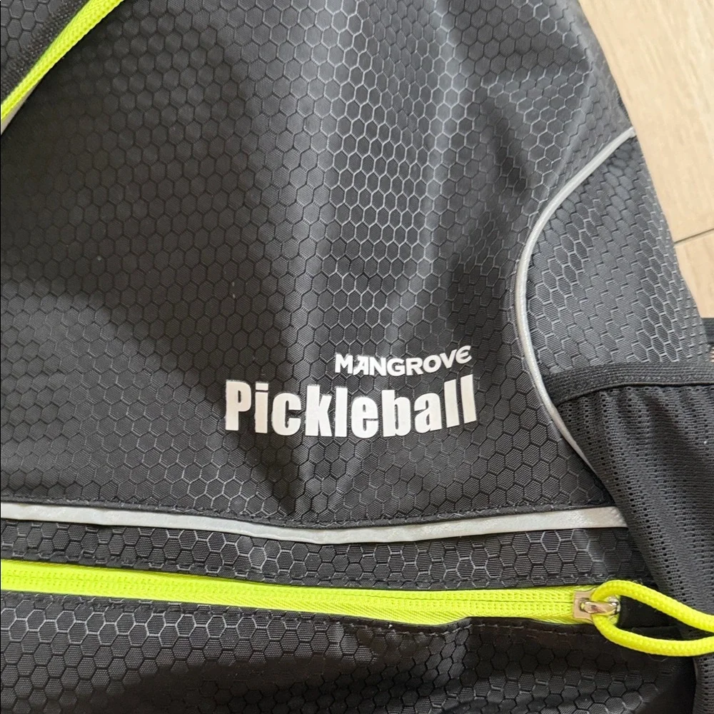 Black and Yellow Pickleball Backpack
